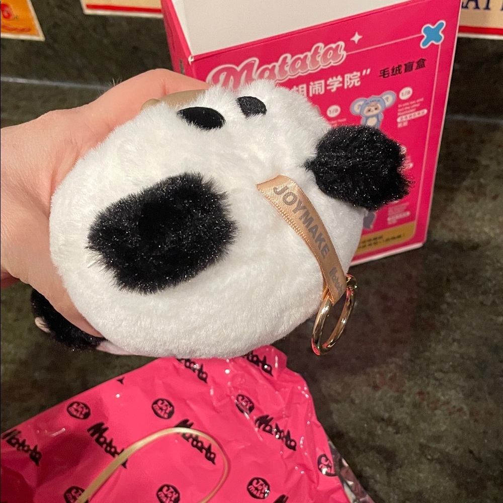 Baby Three Matata Chaos Campus Panda Plush Toy Change My Eyes - Picture 9 of 11